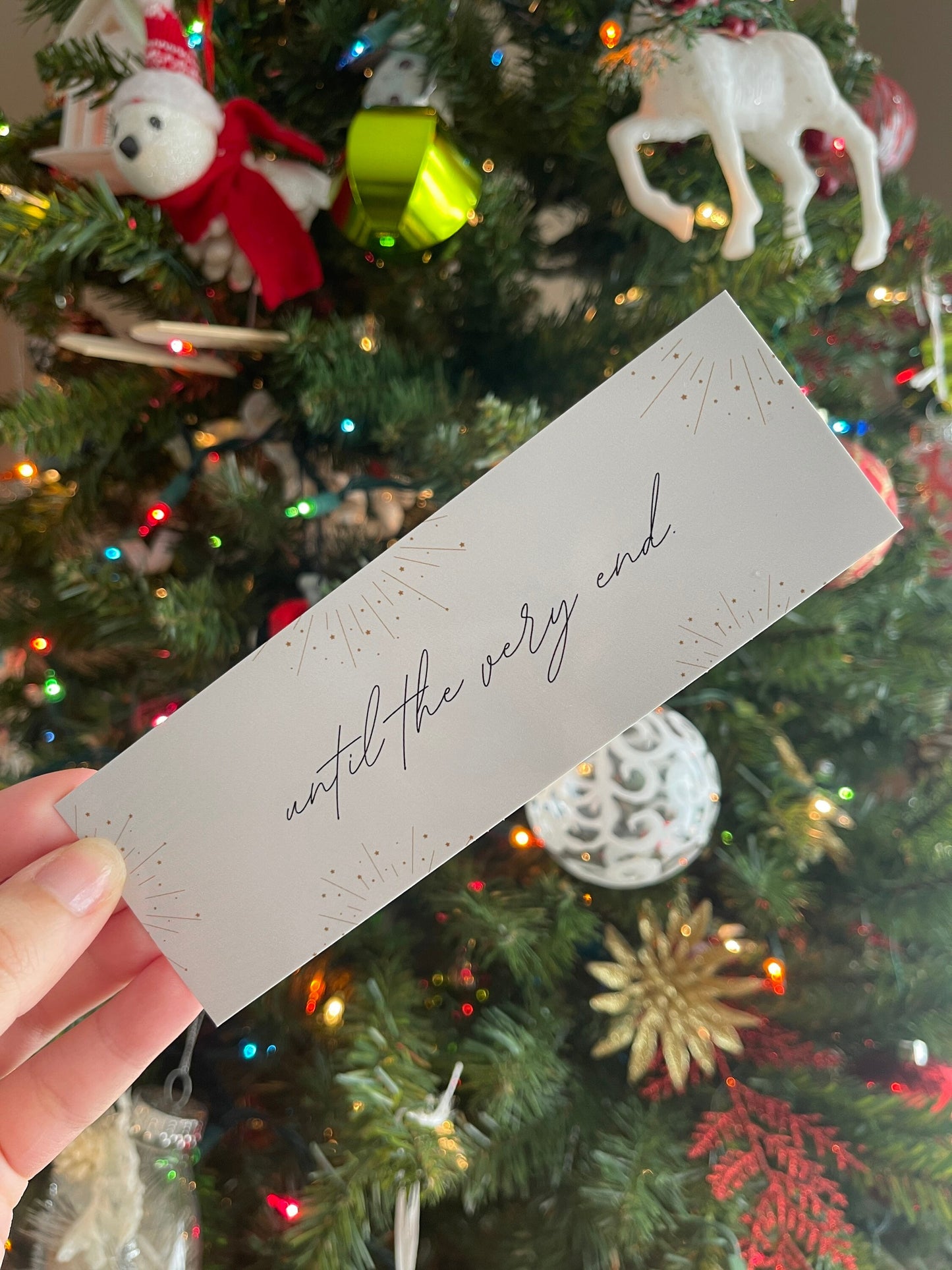 Until the Very End Bookmark