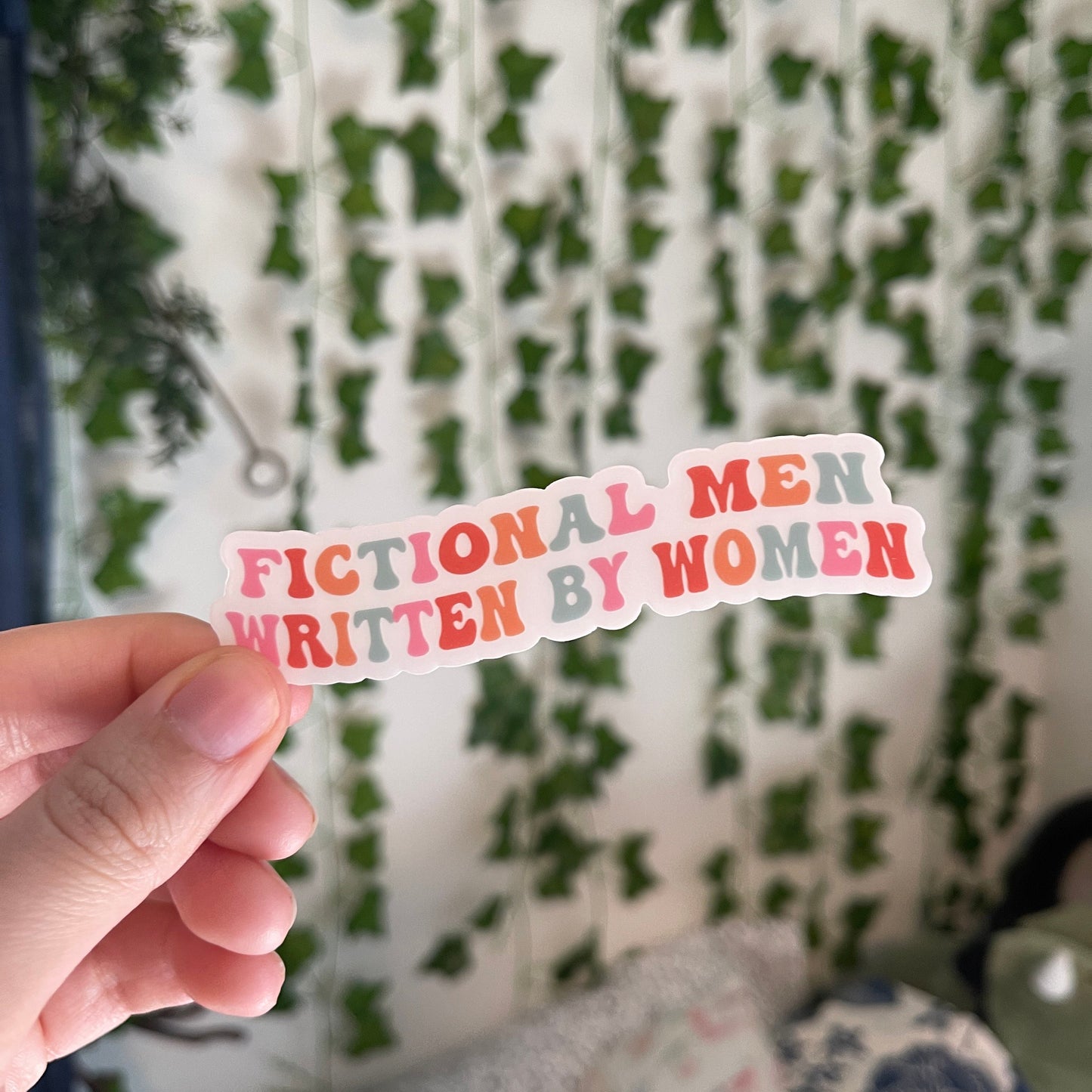 Fictional Men Written By Women Sticker