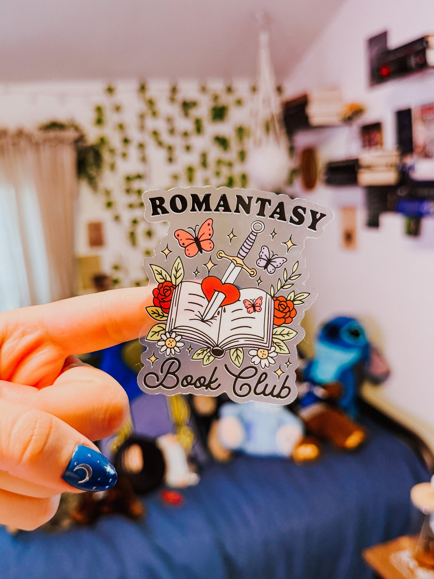 Romantasy Book Club Transparent Sticker