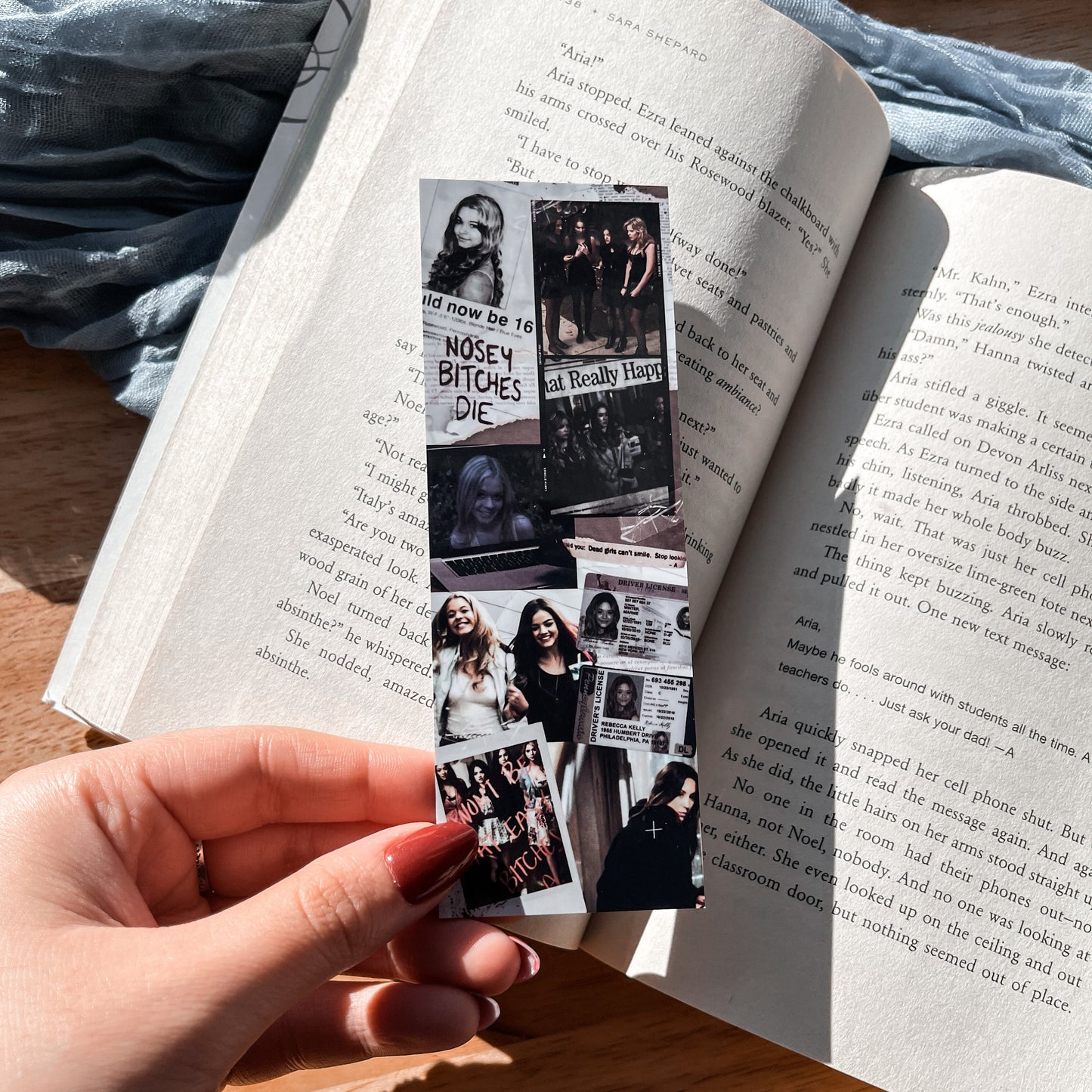 Handmade Pretty Little Liars Collage Bookmark