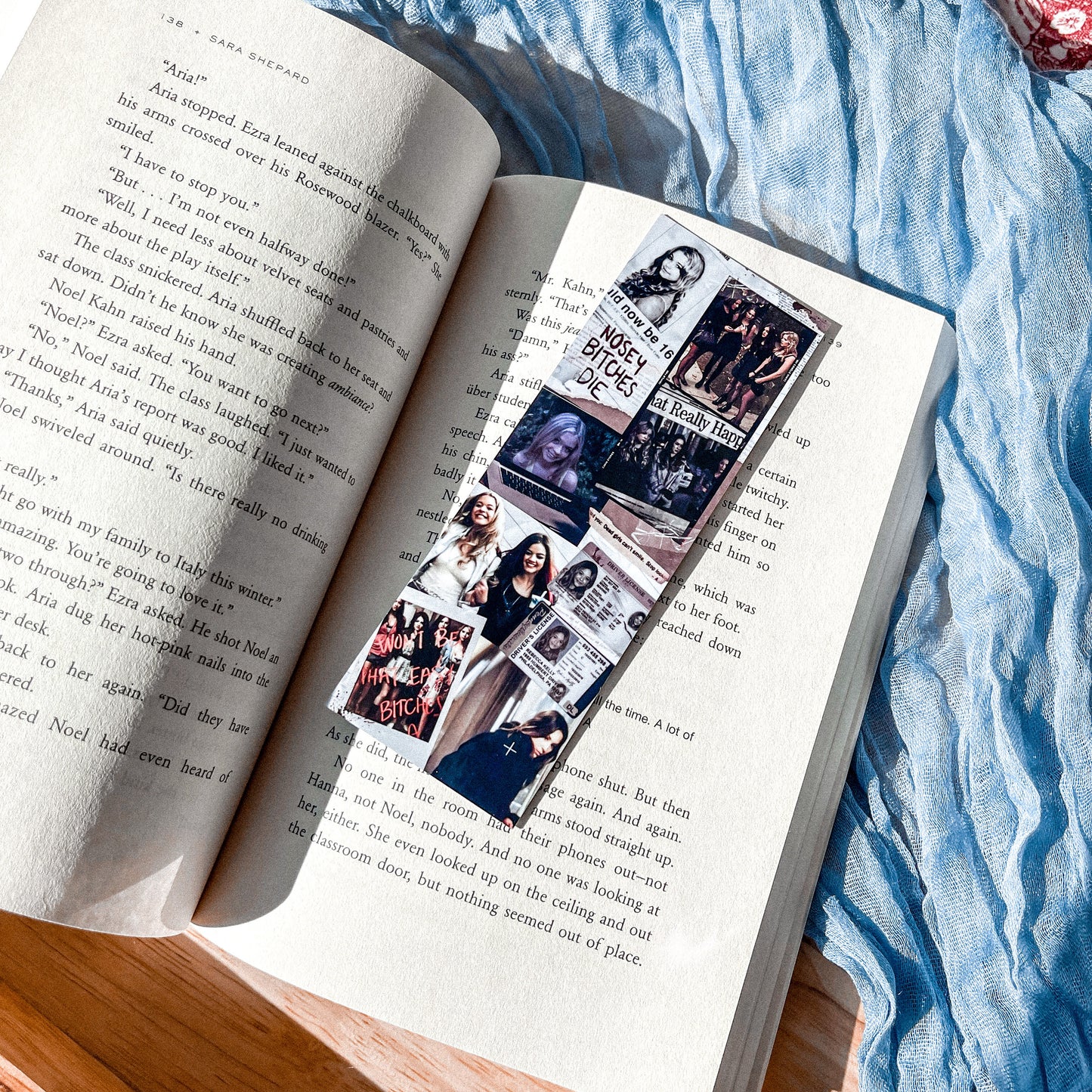 Handmade Pretty Little Liars Collage Bookmark