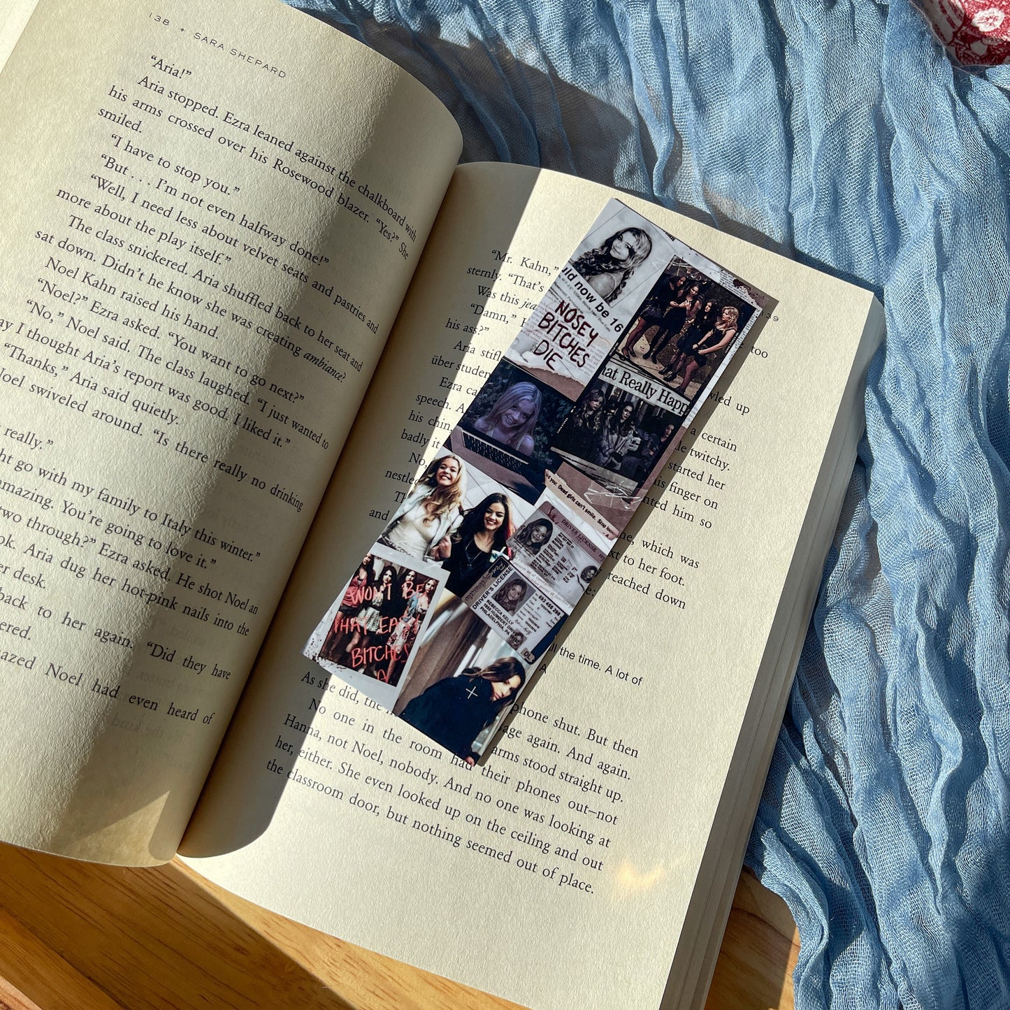 Handmade Pretty Little Liars Collage Bookmark