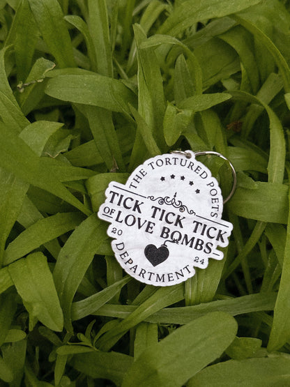 Tick Tick Tick of Love Bombs Keychain