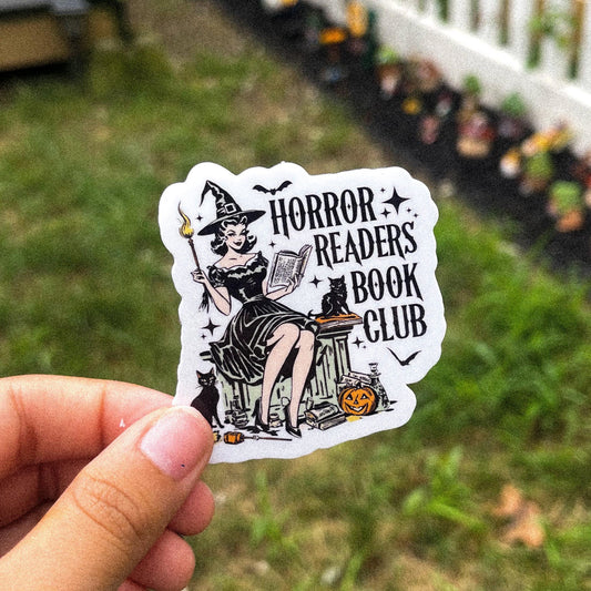 Horror Readers Book Club Sticker