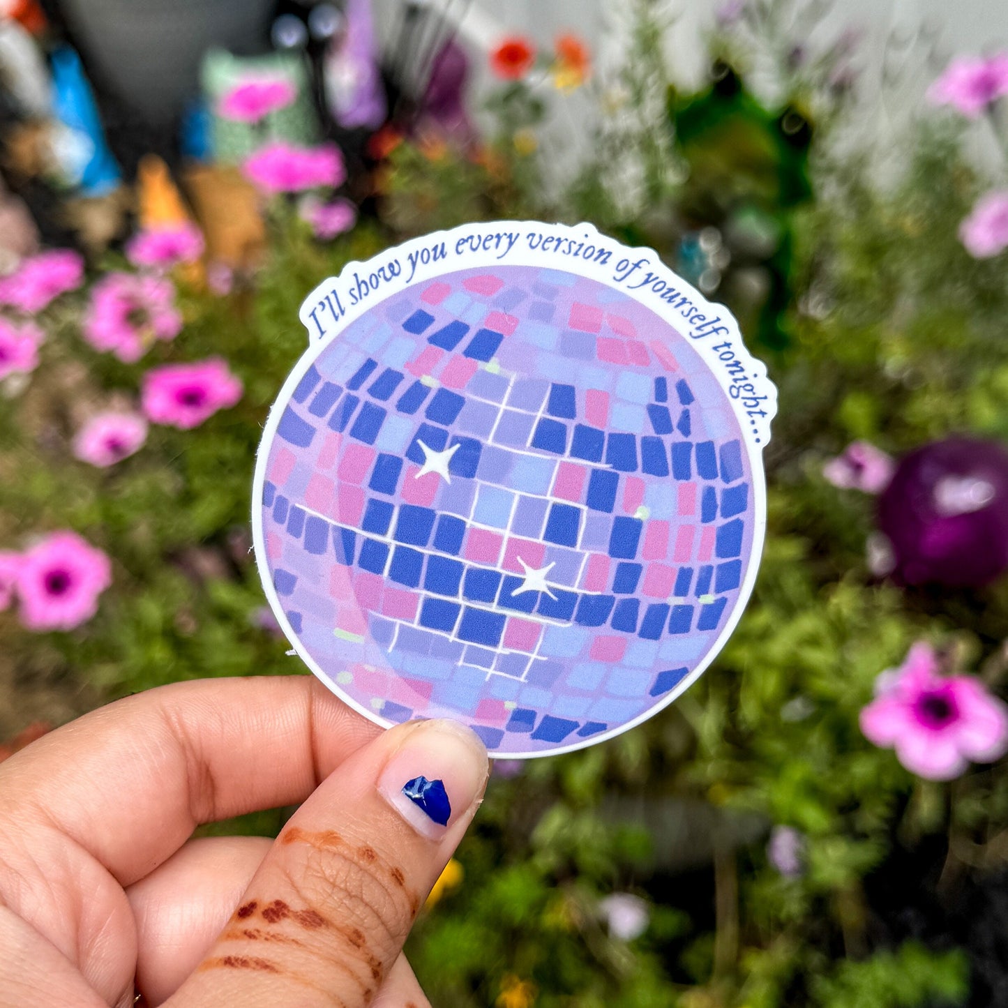 Mirrorball Sticker