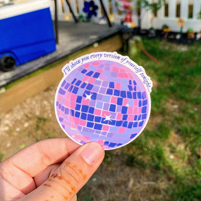 Mirrorball Sticker