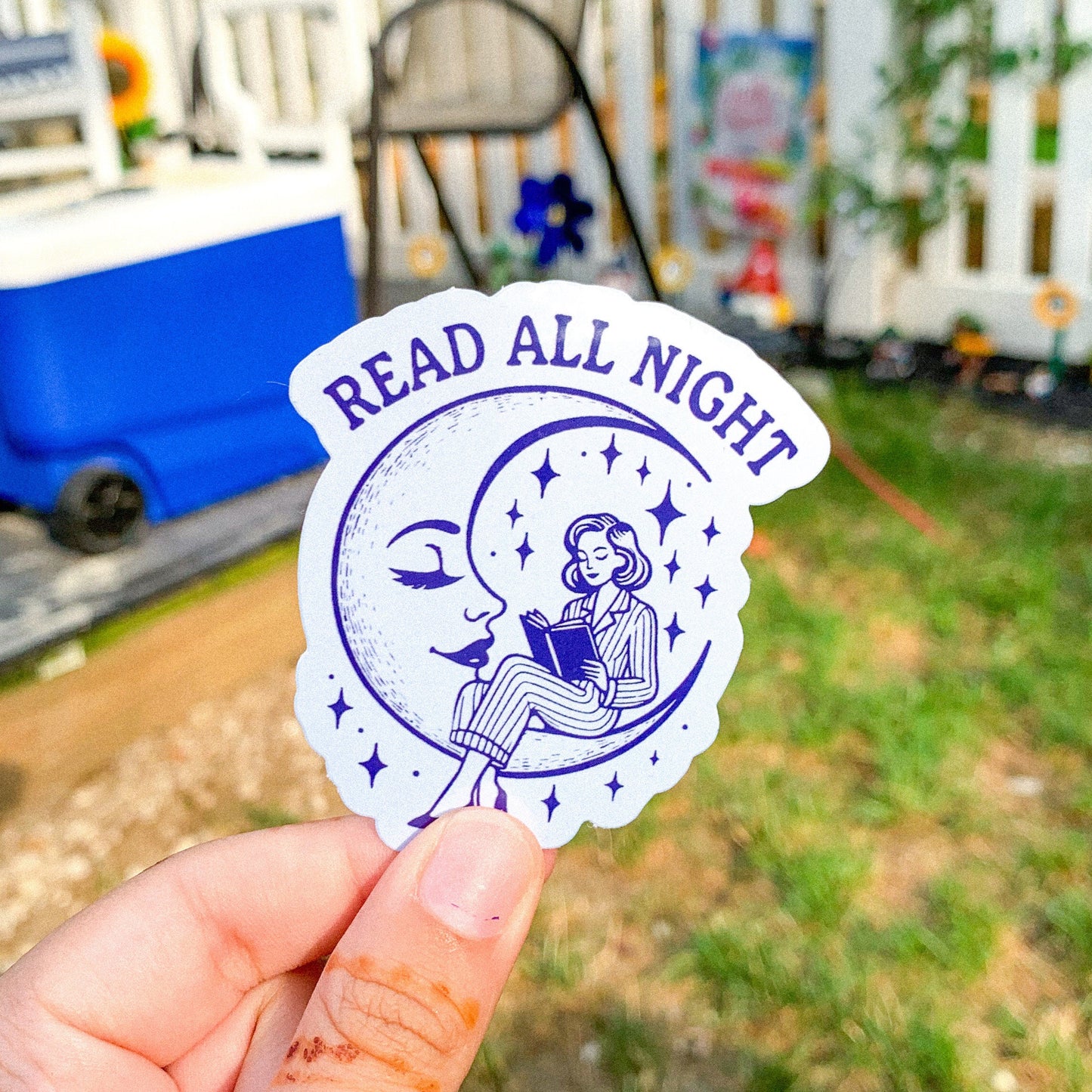 Read All Night Sticker