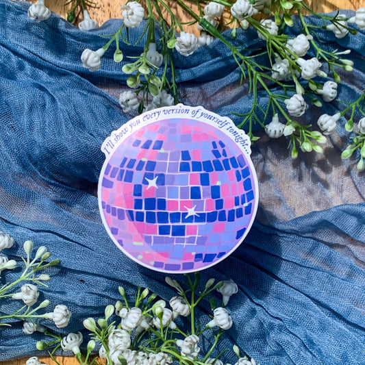 Mirrorball Sticker