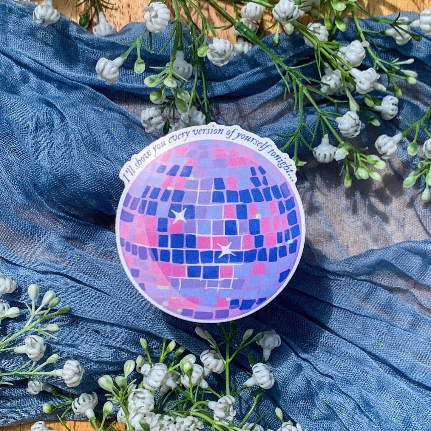 Mirrorball Sticker