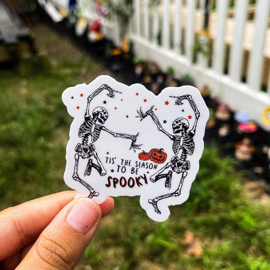 Tis the Season to be Spooky Sticker Fall Decor, Halloween Gift