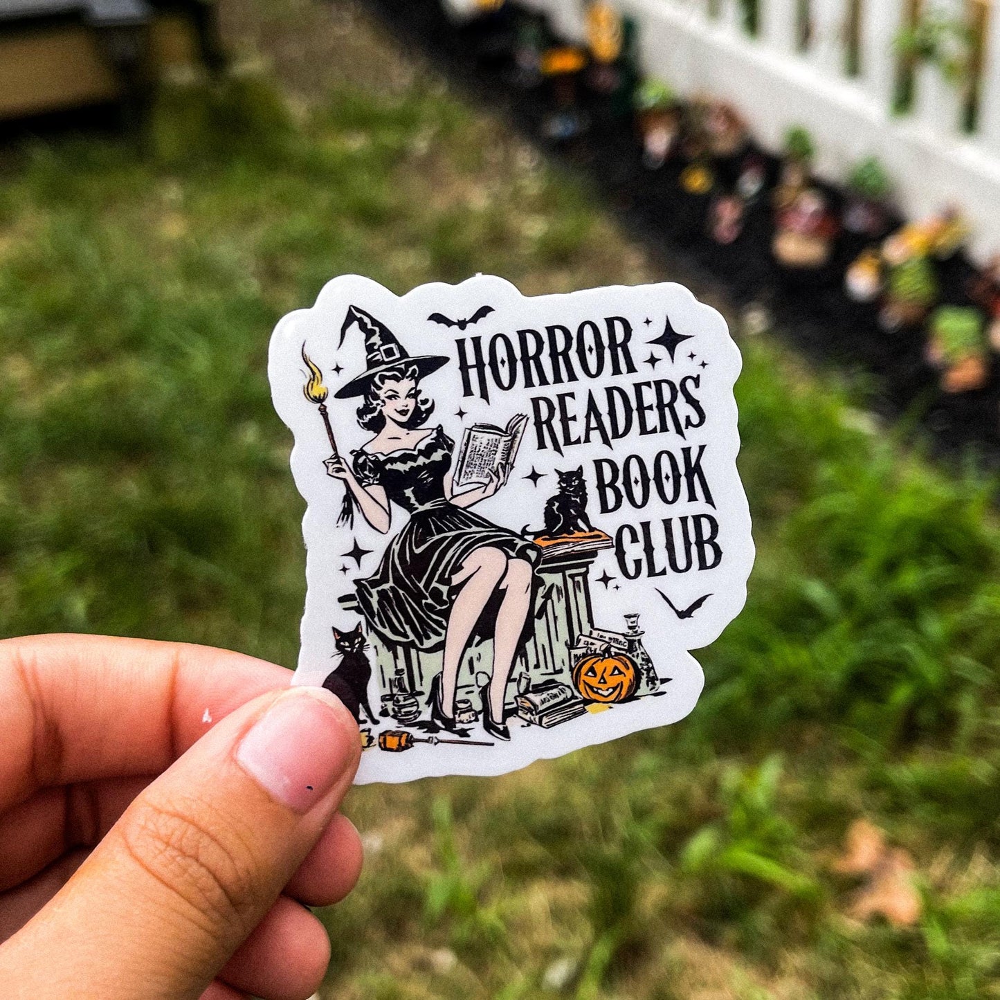 Horror Readers Book Club Sticker