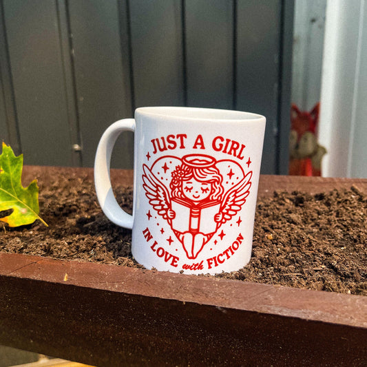 Just a Girl In Love With Fiction Mug