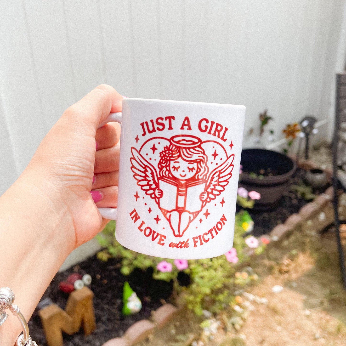 Just a Girl In Love With Fiction Mug