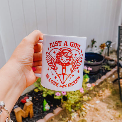 Just a Girl In Love With Fiction Mug